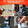 2 pieces magnetic quick-change impact bit holder, 4 inch bit