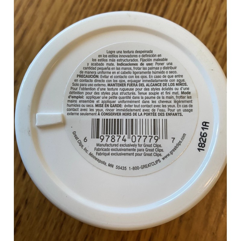 Great Clips Men Solutions Hair Molding Cream Pliable Hold Matte