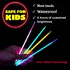 100 pcs Glow Stick, Glow Party Supplies with Connectors to