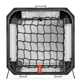 TrunkExpert Motorcycle Trunk Net Compatible with Kappa K'Mission - Boot Net - Motorcycle Boot - Central Boot - Luggage Net - Black - 44L