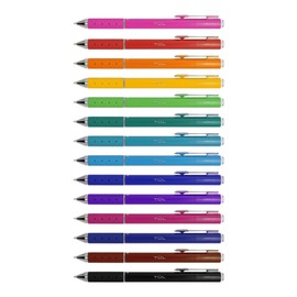 TUL® GL Series Retractable Gel Pens, Medium Point, 0.7 mm, Assorted Barrel Colors, Assorted Candy Ink Colors, Pack of 14 Pens