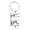 Nfyxcaz Husband Gift Anniversary Keyring for Husband from Wife Christmas