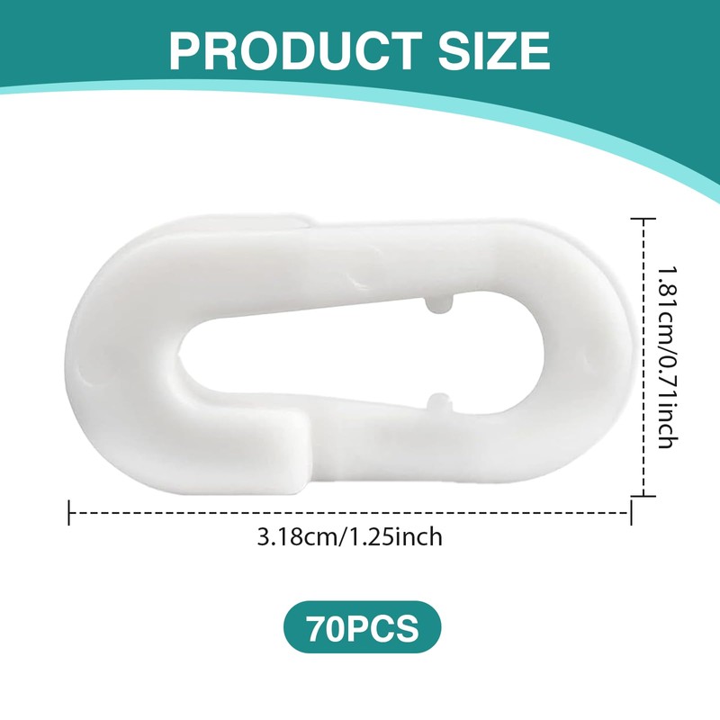 Asheyya 40PCS Football Goal Net Clips, Soccer Goal Accessories Plastic