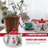 Cabilock 3D Ceramic Christmas Jug Coffee Tea: Retro Large Coffee