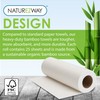 NatureZway Bamboo Perforated Towels Rayon Made from Bamboo, 25 Sheets