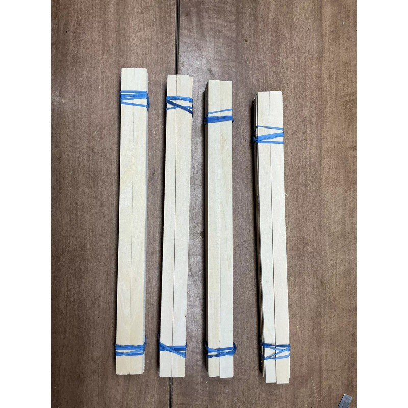 Dollhouse siding material 100 pieces 12” Long