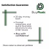 BuyPlastic Tangent Poly Lumber - Blue, 1x6 (0.75" x 5.5"),