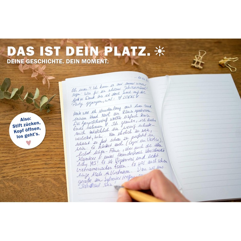 Eine der Guten Diary - A5 Notebook Journal for Adults