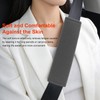 2PCS Car Seat Belt Pads, Safety Belt Cover (Gray)