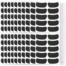 200 Pairs Sports Eye Black Stickers for Kids,Eye Strips Sports Eye Stickers Breathable Eye Strips for Baseball Football Softball Lacrosse Fans on Game Day,with 1 White Pencil