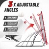 Heavy Duty Baseball Rebounder Net 4x4.5 FT Pitchback with 3