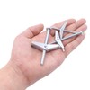HELIFOUNER 24 Pieces Toggle Bolt and Wing Nut for Hanging