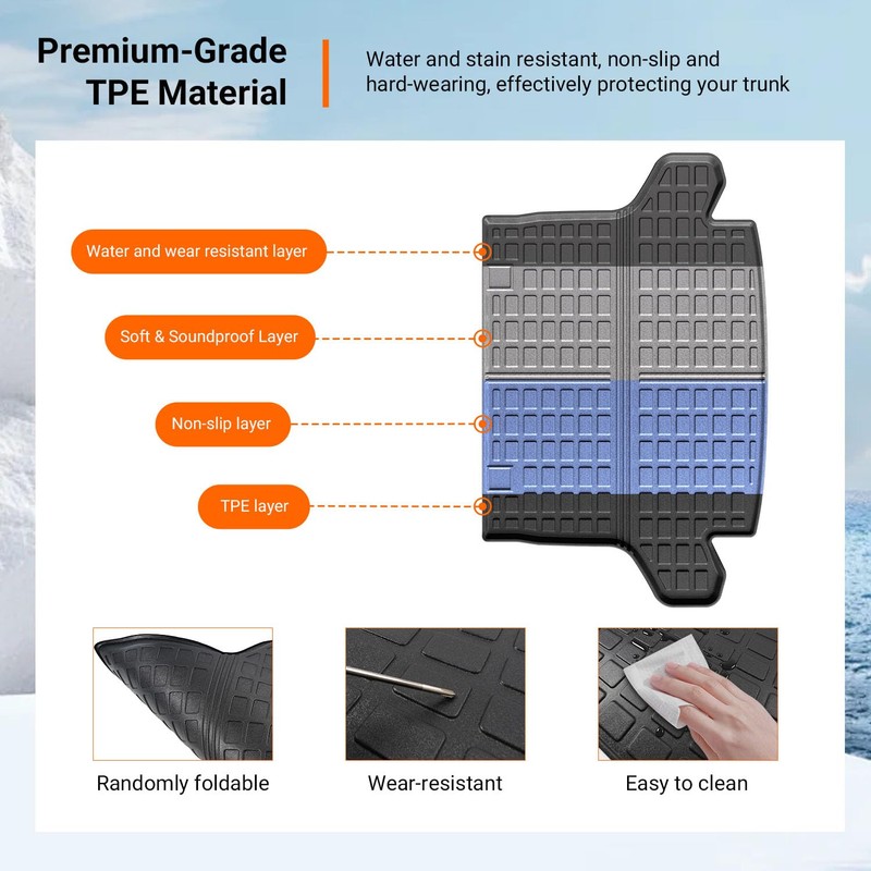powoq Cargo Liner Compatible with 2023-2026 Honda HRV Car Trunk