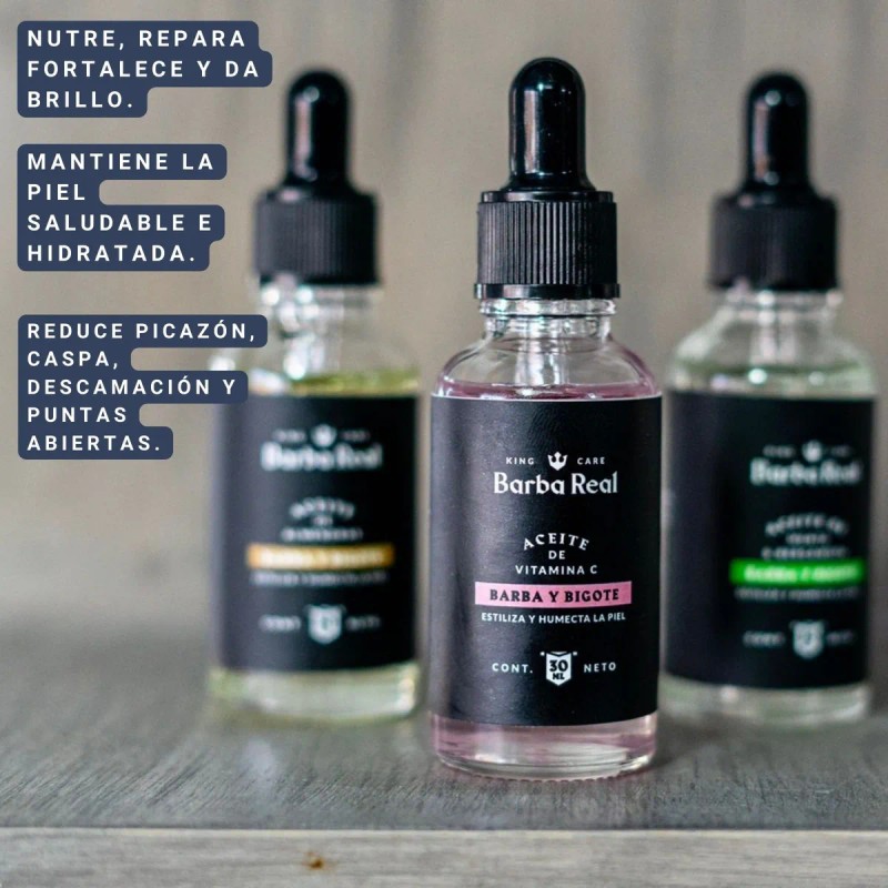 Aceite De Vitamina C Para Barba | Barba Real Vitamina
