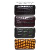 Berkut High Quality Crocodile Long Wallet, Gradient Dyed, Alligator Leather,