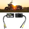 720P 3 Inch LCD Screen Dual Camera for Motorcycles Data