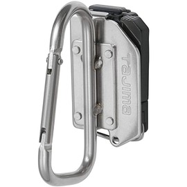 Tajima SFKHS-CL Safety System, Detachable Tool Holder, Heavy Duty, Extra Thick Stainless Steel, Large Carabiner, Easy to Put on and Take off from the Belt, Easy to Reassemble the Waist Tools, Just Choose the Tool You Use, Reduce the Strain on Your Waist, Prevent Tools from Falling