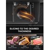 FOHERE Electric Meat Slicer 200W Deli Slicer for Home with