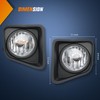 Nilight Fog Lights Assembly Compatible with 2014 2015 2016 2017