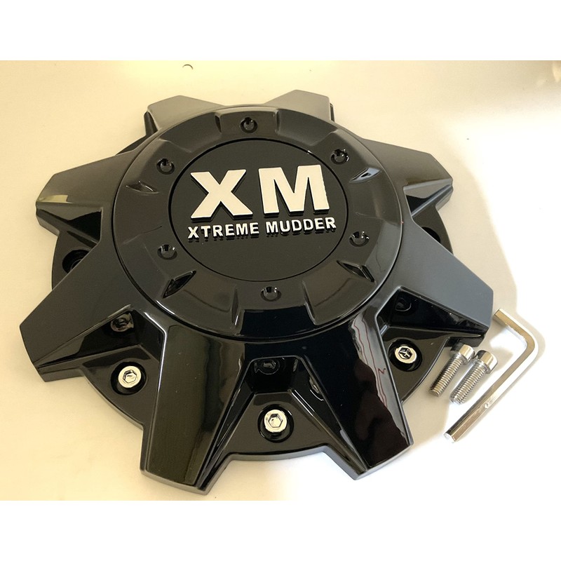 395L212 XM Xtreme Mudder Gloss Black Wheel Center Cap C-5240-1-SC