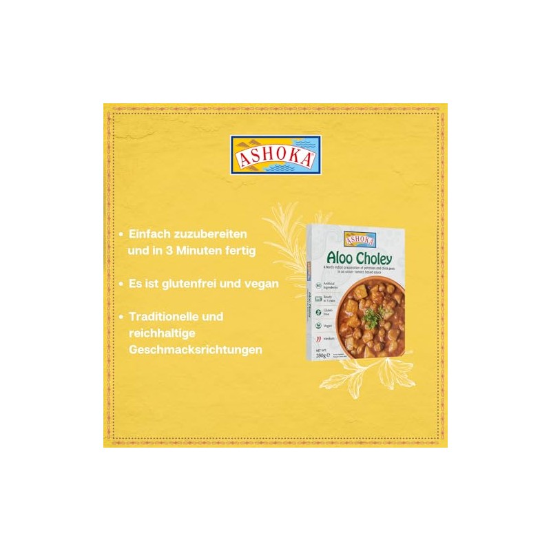 ASHOKA - Instant Aloo Choley - 1 x 280 g