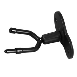 Tissting Violin Wall Mount Hanger Iron Base Violin Hanger Mount with Bow Hook, Double Head Violin Viola Hook Stand for Home Studio(1 Pcs)