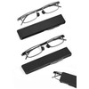 2 Pack Folding Reading Glasses for Men & Women Ultra-Slim