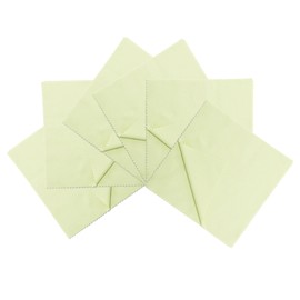 6 Stück Silberputztuch für Schmuck,Wiederverwendbar Silberschmuck Reinigungstuch, Silber-Poliertuch Für Kupfer, Sterling, Silber, Gold, Plati