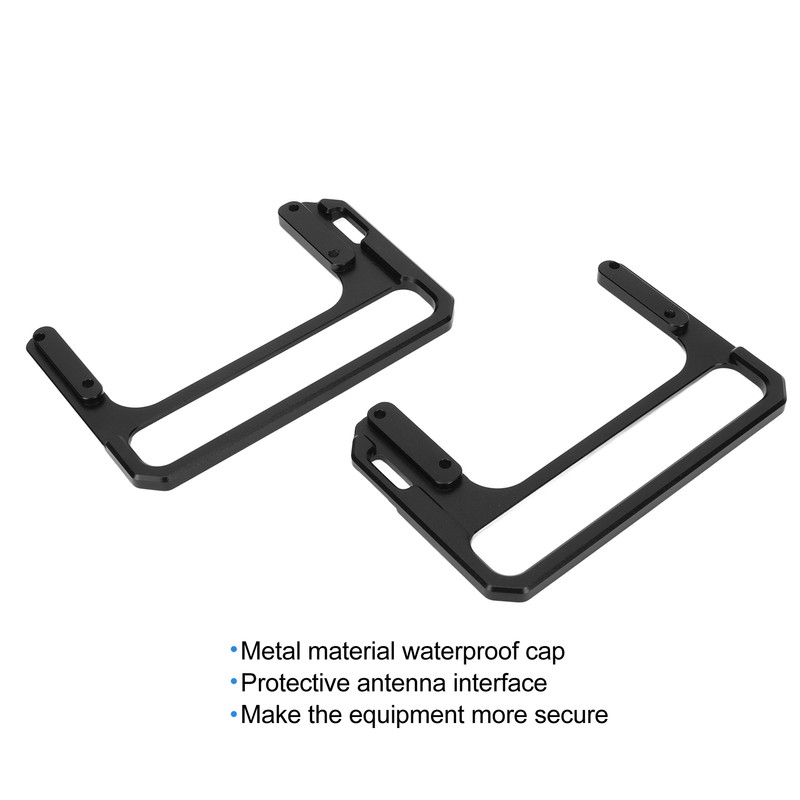Shortwave Radio Shield CNC Aluminum Alloy Side Handle Radio Protection