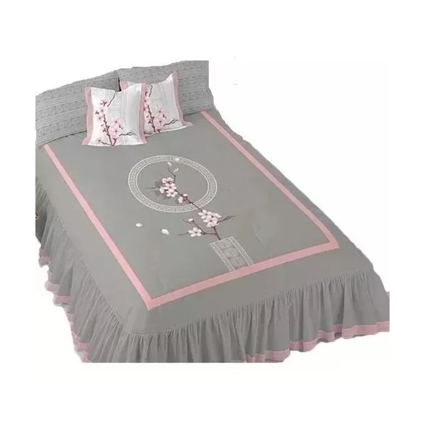 Primavera Competition Colcha Brigitte King Size C/3 Cojines 50% Algodon
