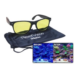 Red Sea ReefView Aquarium Reef UV Coral Viewing Glasses | Show Your Aquariums Amazing Colors Lens Filter for Professional Photography