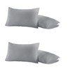 GOHAR HOME Pillow Cases 4 Packs 100% Soft Microfiber Pillowcase.