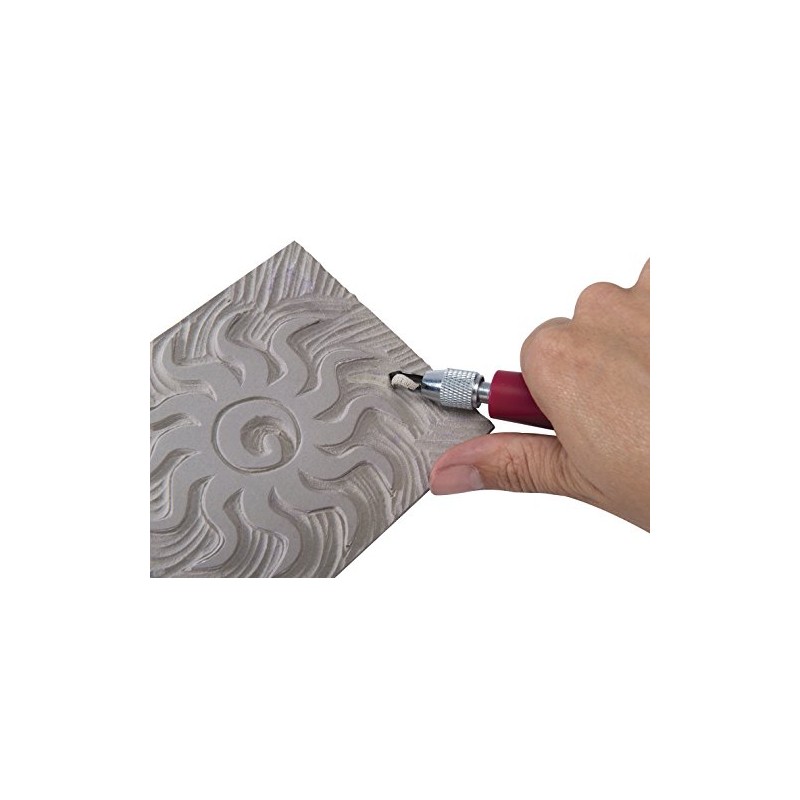 Red Baron Unmounted Linoleum Block Size: 0.12" H x 4"