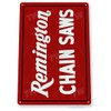 Tinworld Tin Sign: Remington Chain Saws Retro Tools Equipment Store