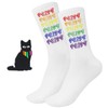 Dongcill 1 pair of rainbow socks and 1 piece pride
