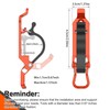 4Pcs Roof Rack Shovel Mount Kit Zinc Alloy Shovel Holder