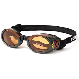 Doggles ILS Large Racing Flames Frame and Orange Lens