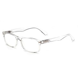 Newbee Fashion - Unisex Translucent Simple Design No Logo Clear Lens Glasses Squared Fashion Frames