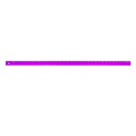 Alumicolor Aluminum Straight Edge with Center Finding Back, 36IN, Purple