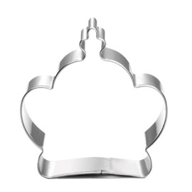 WJSYSHOP Mini King Queen Crown Shape Cookie Cutter