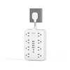 TerHavn Extension electrica Ultra Corta 0.025M y Regleta Multicontacto con
