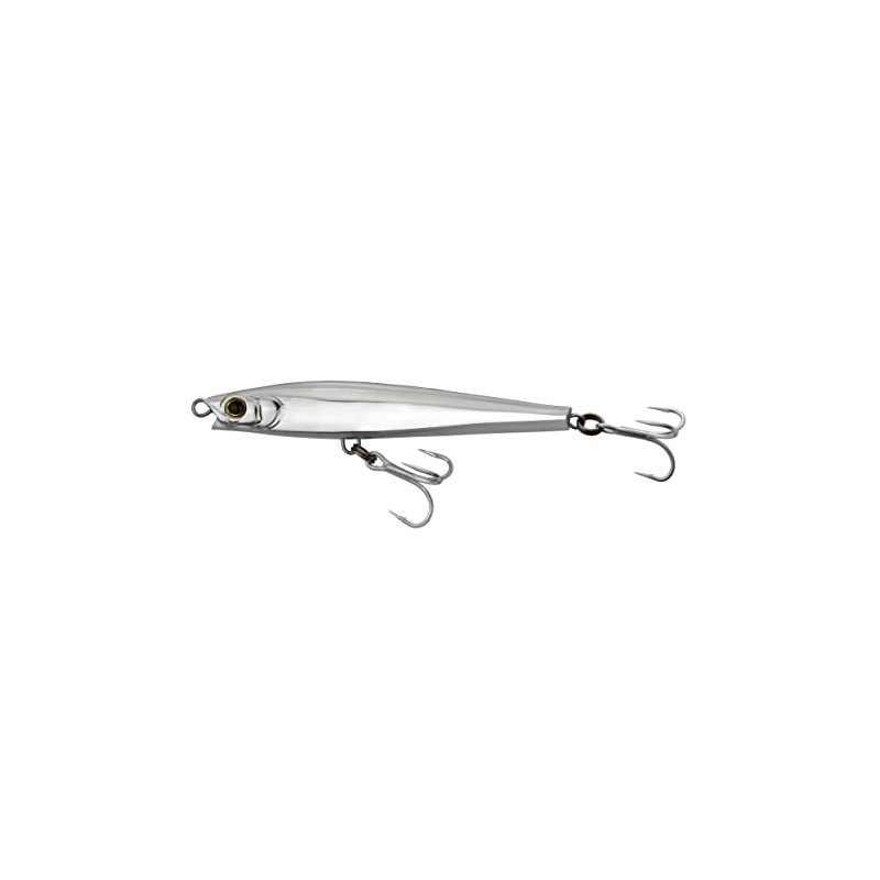 Yo-Zuri R1450-HWS: Hydro Monster Shot (S) 95Mm 3-3/4", White Silver