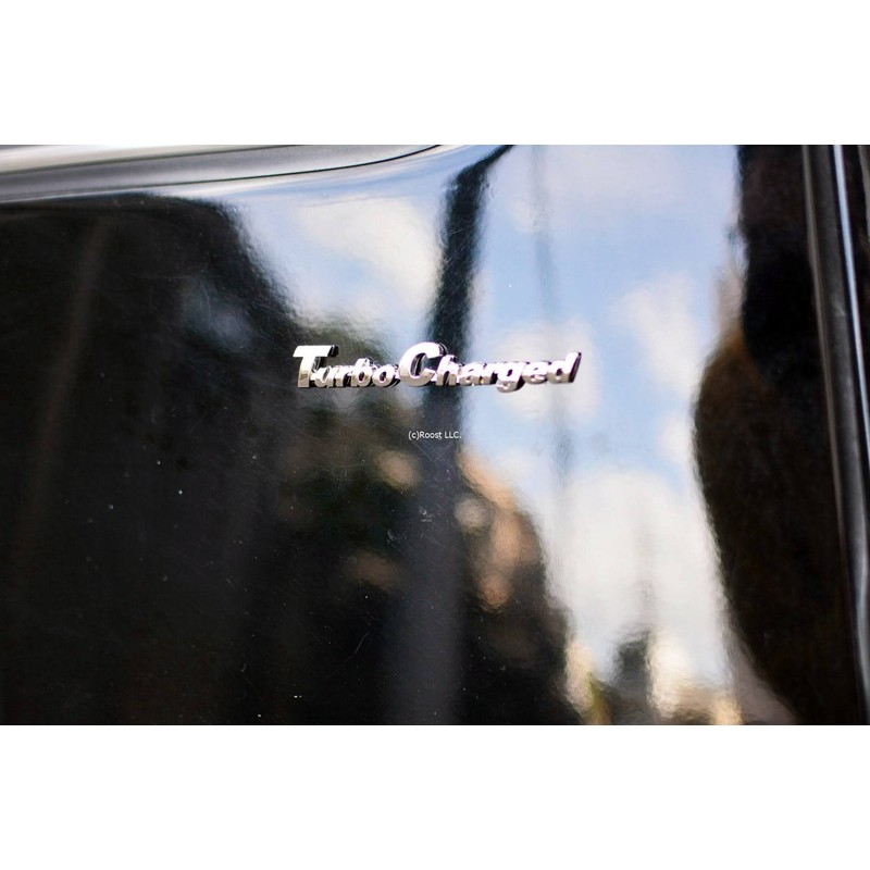Roost TurboCharged Emblem Turbo Car TURBO Decal 3D Decal