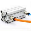 NACX 8mm G1/8 Push to Connect Fitting， PC8-01 Straight Pneumatic