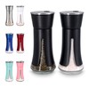 Black Salt and Pepper Shakers by Aelga,Black Kitchen Accessories, Black