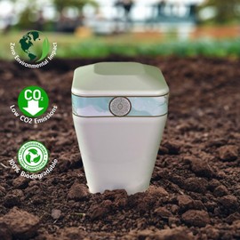 Biodegradable Urn for Ashes Adult Male & Female, Large Cremation White Urn for Ashes for Women and Men Up to 270 lbs, TSA Approved, Ideal for Home, Columbarium or Burial, Made in Europe