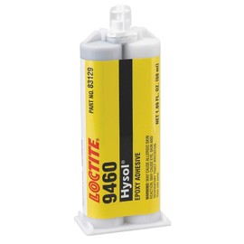 Loctite 9460 Hysol Non Sag Epoxy Structural Adhesive, 50 mL Dual Cartridge, Gray (pack of 1)