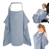 Breastfeeding Cover, Double Layer Breathable Muslin Nursing Cover, Stroller Nursing