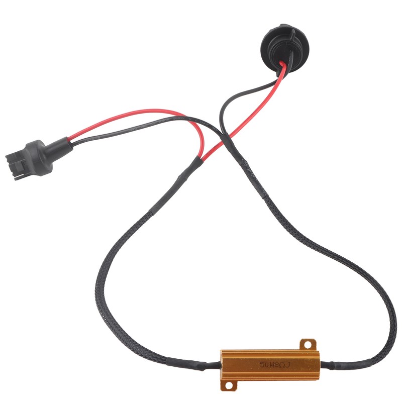 7440 T20 50W8RJ Hyper Flash Fix Error Free Wiring Adapters