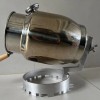 SA&MC Hand-Crank Rotating Stainless Steel Coffee Bean Roaster with Thermometer